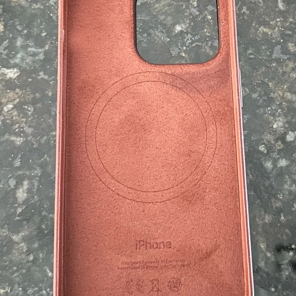 iPhone leather case